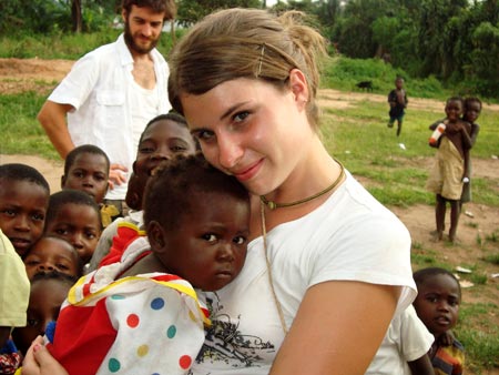 "Alessandra, calamita per tutti i bambini" Djuma